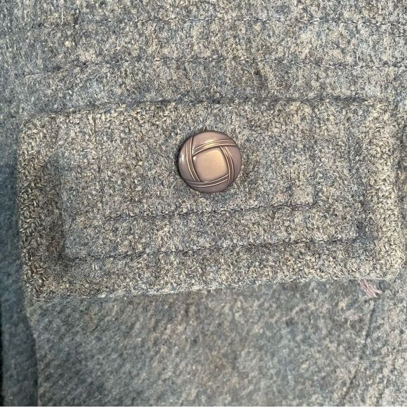 Vintage Bromleigh Blue Wool Coat - Picture 2 of 5